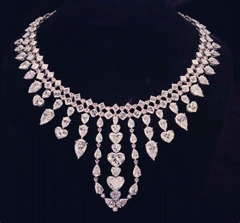 Exquisite Diamond Necklace Beauty Bling Jewelry