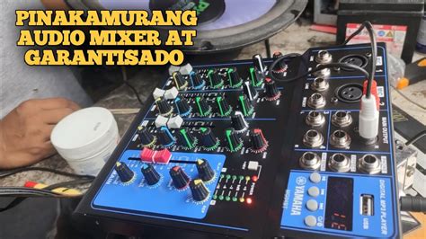 Unboxing YAMAHA MG 04BT Audio Mixer 4channel And Good For Live Band