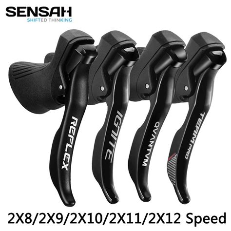 Sensah Shifters Bike Sti Shifters Road Bike Shifter 2x7 2x8 2x9 2x10 2x11 Speed Bike Shifter