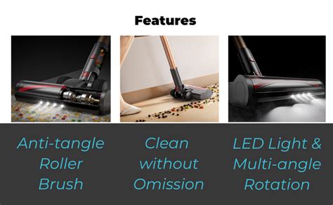 Laresar Cordless Vacuum Cleaner W Kpa Stick Vacuum Cleaner With