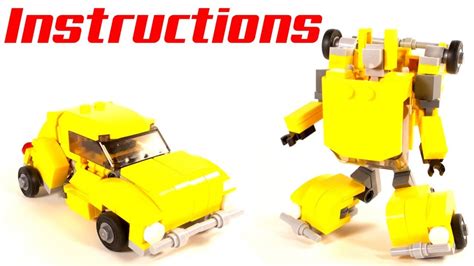 Instructions G1 Bumblebee Lego Transformers Youtube