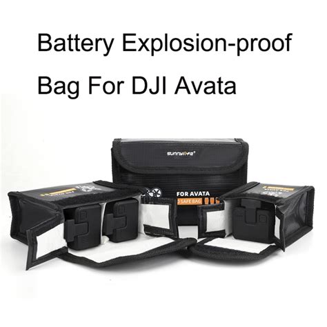 Sunnylife At Dc Put Battery Battery Explosion Proof Bag For Dji Avata