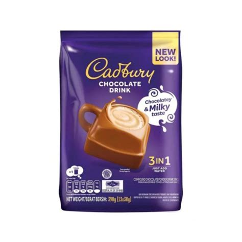Jual CADBURY 3 In 1 Hot Chocolate Drink Thailand 13 Sachet Shopee Indonesia