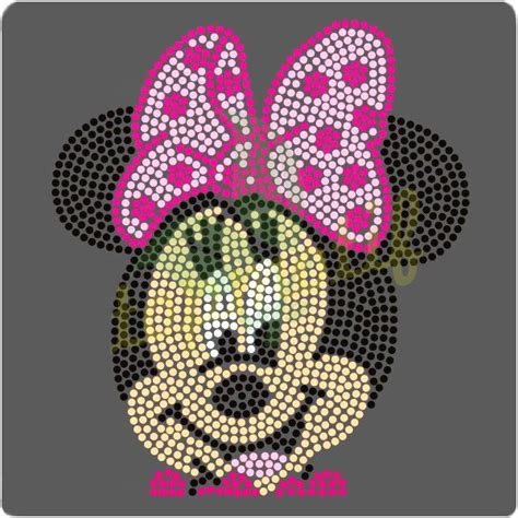 Best Mickey Minnie Mouse Rhinestone Designs Images On Pinterest