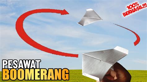 Cara Membuat Pesawat Kertas Boomerang Homecare