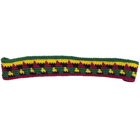 Rasta And Reggae Crochet Headband