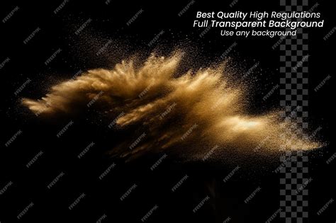 Premium Psd Whirling Debris A Dust Cloud In Mid Flight On Transparent