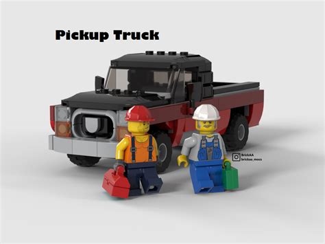 Lego Moc Pickup Truck By Brickaa Rebrickable Build With Lego