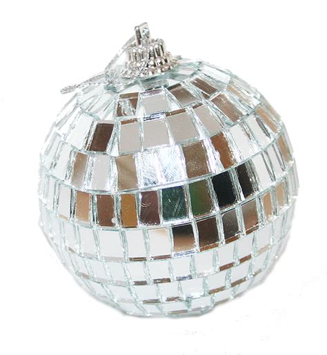 2 Hanging Disco Ball Mirror Ball Christmas Tree Ornament Disco Ball