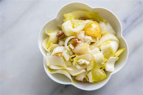 Endive Salad With Walnuts Pears And Gorgonzola Recipe