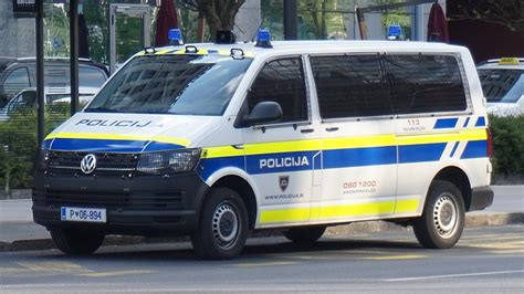 Slovenian Police Volkswagen Transporter Replace Els Template