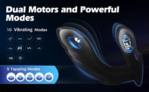 Amazon Prostate Massager For Men 5 Speed Tapping 10 Mode Vibrating Anal Plug With