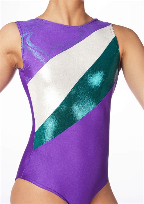 Alegra Girls Supernova Sleeveless Gymnastics Leotard Move Dance