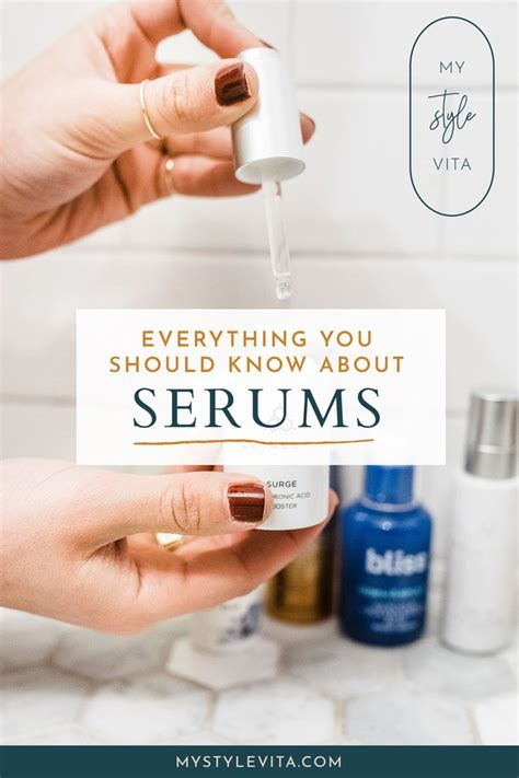 The Different Types Of Serums You Should Try Skin Care Serum Serum Skin Care