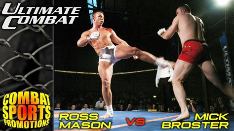 Ross The Boss Mason Vs Mick Broster Full Mma Fight Ultimate