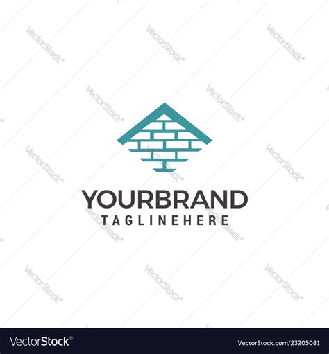 Logo Template For Real Estate Or Building Company Vector Image