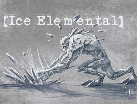 Ice elemental by 19MiM90 on DeviantArt