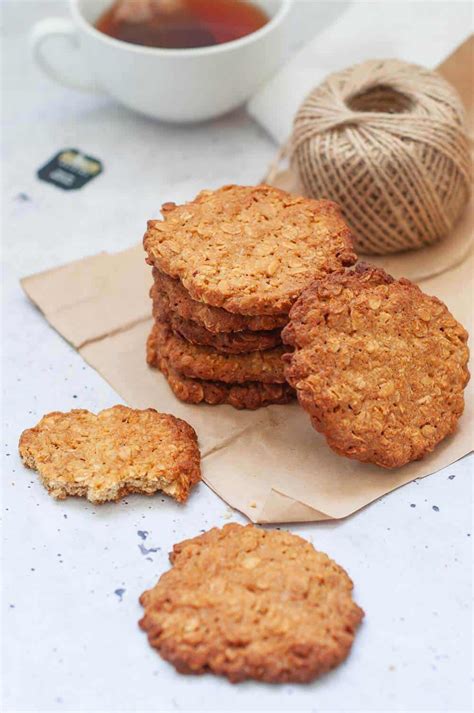 Healthy Sugar Free Anzac Biscuit Recipe My Sugar Free Kitchen