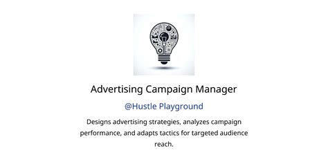 Advertising Campaign Manager Gpts Features And Functions Examples And