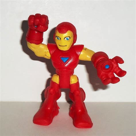 Marvel Super Hero Squad Iron Man Action Figure Hasbro 2010 Loose Used