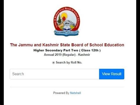 Jkbose Th Result For Kashmir Division Announced Jkbose Th