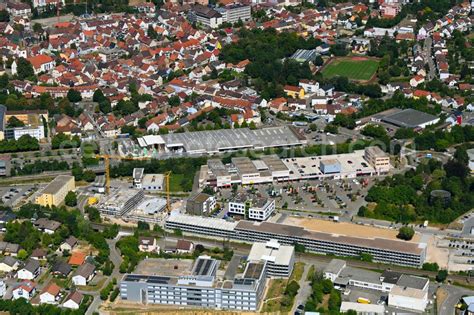 Bretten From Above Construction Site For The New Construction Of An