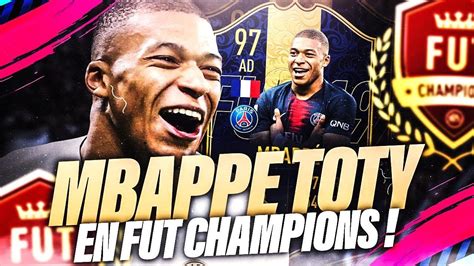 On Test Mbappe Toty 97 En Futchampions Youtube