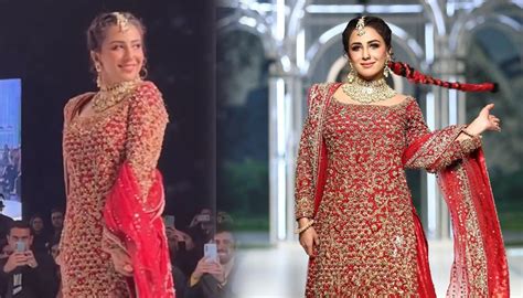 Ushna Shah Shows Off Dance Moves On Bridal Couture Weeks Ramp Daily