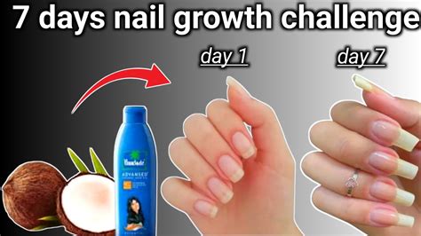 7 Days Nail Growth Challenge Nail Care Tips At Home YouTube