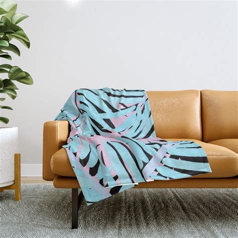 Palm Tree Throw Blanket By Hanna Kl Society6