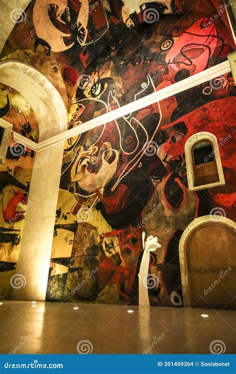 Alarcon Mural Painting Art Center By Jesus Mateo Editorial Stock Image