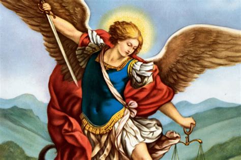 Archangel Michael Fighting Satan Gyronny