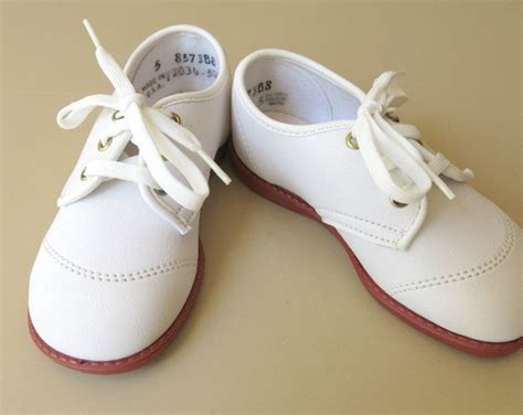 Vintage White Oxford Boys Shoes 288 Etsy