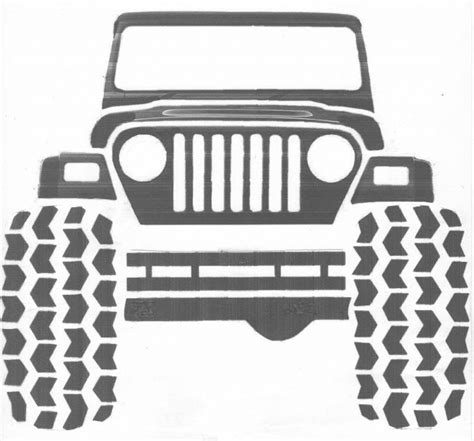 Jeep Clipart Outline Jeep Outline Transparent Free For Download On