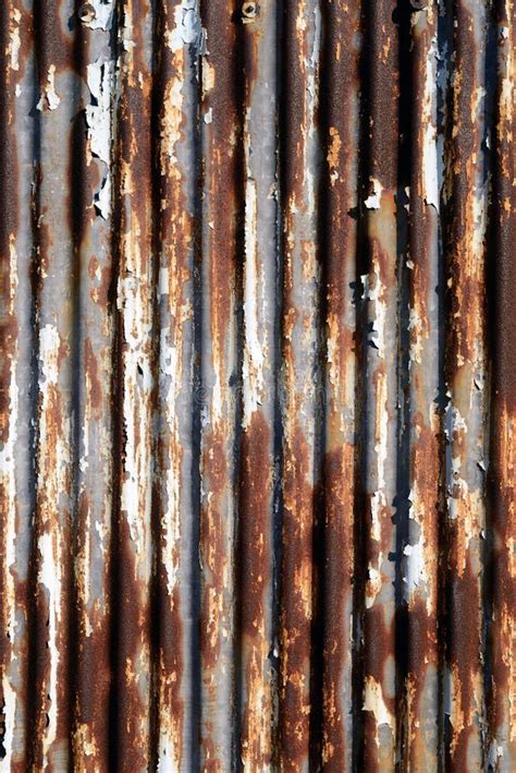 Rusted corrugated metal stock image. Image of construction - 28182267