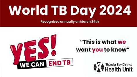 World Tb Day 2024 Tuberculosis Presentation Youtube