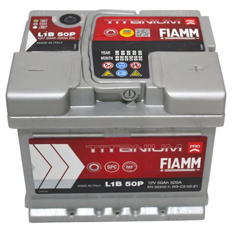 Batteria Auto Fiamm L B Ah A V Ricambi Auto Smc