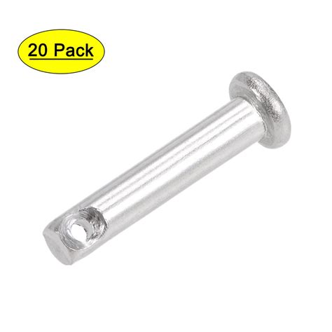 Single Hole Clevis Pins Mm X Mm Flat Head Stainless Steel Link