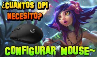 Cómo configurar mouse para league of legends Mundowin