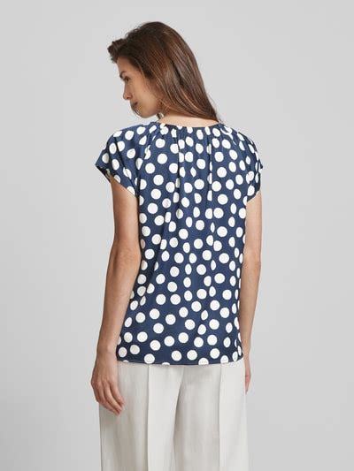 Betty Barclay Bluse Mit Allover Muster Marine Online Kaufen