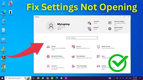 How To Fix Settings App Not Opening Windows 10 Settings App Not