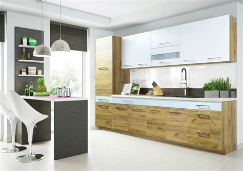 Kuchnia GRENADA 260cm,meble kuchenne,(craft/biały) - 8357321390 ...