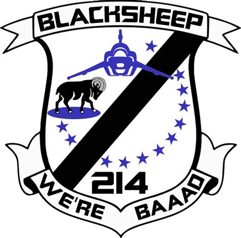 Bsg Vfs 214 Blaksheep Squadron Insignia By Viperaviator On Deviantart