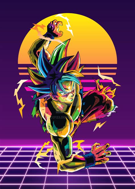 Son Goku Dragon Ball Retro Pop Art Style By Dico123 On Deviantart