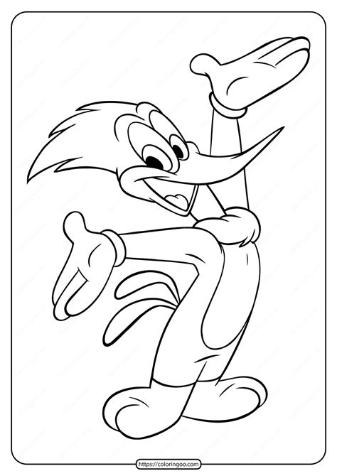 Woody Woodpecker Coloring Pages Archives - Page 3 of 3