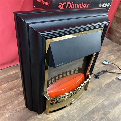 Dimplex Cht20x Br Cheriton Deluxe Brass 2kw Freestanding Optiflame Electric Fire 5011139017420