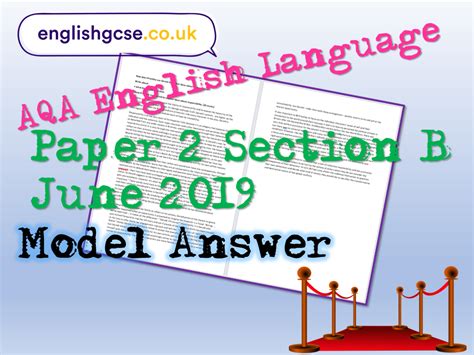 Aqa English Language Paper 2 2019 Model Teaching Resources