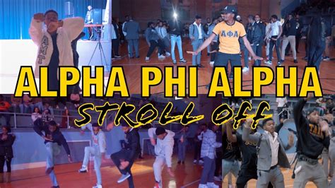 T4 Visuals Alpha Phi Alpha Stroll Off 2023 Youtube