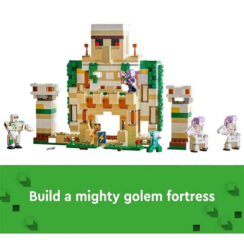 Lego Minecraft The Iron Golem Fortress Building Set Pieces