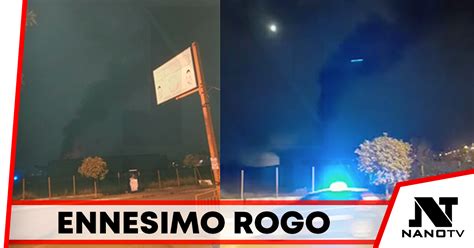 Orta Di Atella Ennesimo Rogo Nell Ex Deposito Eldo Nano Tv